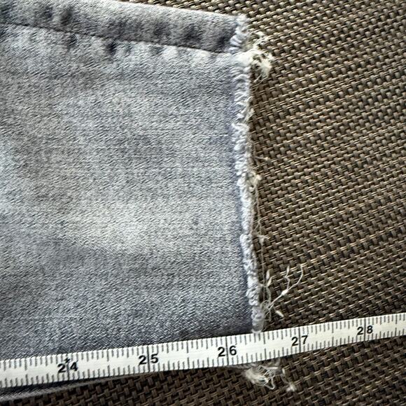 Mother high‎ waisted looker ankle fray huntress jeans sz 31 - Picture 11 of 11
